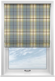 Highland, Duckegg - Twist&Fit Roman Blind
